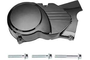 YOXUFA Left Engine Stator Cover for 50cc 70cc 90cc 110cc 125cc SSR TaoTao DB24 DB17 DB27 Coolster Madmax Apollo Baja X-pro Stomp Thumpstar Roketa Lifan Motor Chinese Pit Dirt Bike Parts Black