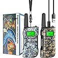 Inspireyes Walkie Talkies for Kids Rechargeable, 48 Hours Working Time 2 Way Radio Long Range, Outdoor Camping Games Toy Birthday Xmas Gift for Boys Age 8-12 3-5 Girls, Gifts for 8 Year Old Boys