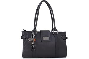 CATWALK COLLECTION HANDBAGS – Damska Skórzana Torebka z Rączką/Na Ramię - MARTINA