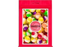 150g Sweetie Tooth Freeze Dry Skittles Sweet Bag - Skittles Freeze Dry Sweets for Christmas, Valentines, Birthday, Easter, Kids, Thank You, Congratulations