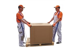 SafeCore Imbracatura di Sollevamento Professionale per 2 Persone – Cinture Regolabili 3,5 m Fino a 450 kg per Trasporto Sicuro di Mobili ed Elettrodomestici, Sistema Ergonomico con Spalline Protettive