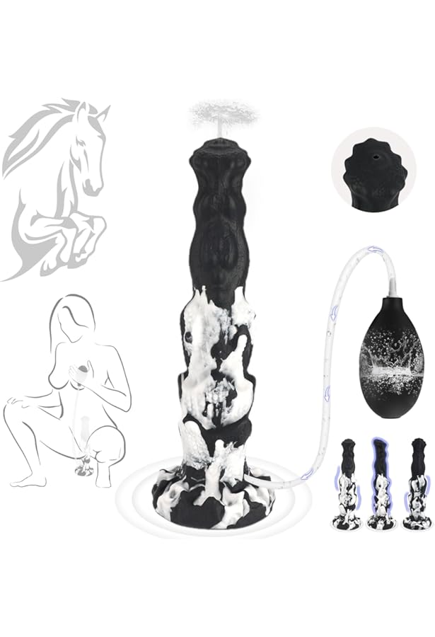 Realistischer Spritz-Dildo Mit Saugnapf - Tierdesign (Wolf), Silikon, Mit  Ejakulationsfunktion Sexpuppe Fr Die Mnner