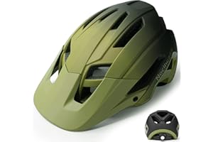 NOCIHCASS Casco da bicicletta per adulti donne uomini, casco da ciclismo MTB Mountain Bike con visiera solare per donne uomini 56-61 cm (22-24 pollici)