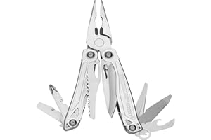 Leatherman Sidekick Outil Multifonction - 14 outils - Acier Inoxydable, Étui en Nylon