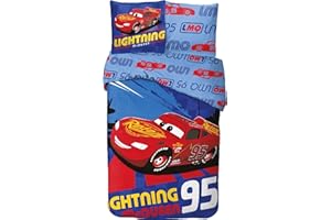 Arlis - Juego de cama para niños, funda nórdica reversible, 140 x 200 cm, funda de almohada de 63 x 63 cm, 100% algodón (juego de cama Cars, 140 x 200 cm)