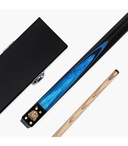 Funky Chalk BCE Mark Selby Signature Shockwave 48 Inch 2 Piece Centre Joint Junior Kids Snooker Pool Cue And Case Set 95mm Tip With Riley Soft Sleeve Case - View #8