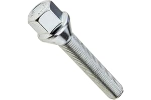 C CARBONADO Radschraube M12x1,25 55mm Radbolzen Kegelbund SW17 Längenauswahl Kompatibel mit Citroen Peugeot