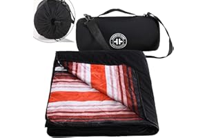 HORIMOTE HOME Aztec Camping Blanket Thermal Flannel Fleece Picnic Blanket, Foldable Warm Boho Throw for Outdoor events, Inca