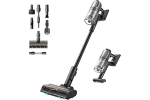 DREAME Z30 Aspiradora sin Cable, 28000 PA/310 AW Aspiradora con Motor de Alta Velocidad, Máximo 90 Min, Filtro Hepa H14, Revelación de Polvo, Detección de Suciedad, Ajuste Automático de Succión