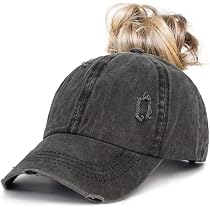 Criss Cross Ponytail Hats for Womens 