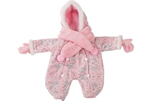 Götz 3402279 Combinaison de Neige enveloppée au Chaud - Ensemble d'hiver Global Taille de vêtements de poupée. M - Ensemble vêtements et Accessoires 3 pièces pour poupées 42 - 46 cm