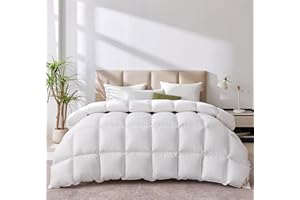 Homyrium kołdra z puchowymi nadzieniami 200x200 na cały rok kołdra 200x200cm z puchem na 4 pory roku kołdra puchowa puchowe kołdry, waga wypełnienia: 1600g Certyfikat Oeko-TEX i RDS