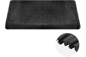WYTNB Carpet Non-Slip Underlay, 300 x 200cm Multipurpose Non Slip Mat, Black PVC Cuttable Anti Slip Mat, Large Anti Slip Gripper Roll, Antislippery Liner Pad for Drawers Carpets Shelves