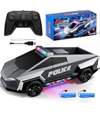 iBlivers RC Voiture Télécommandée de Police, 1:14 Voiture Telecommandé 4WD Dérive RC Voitures Aéhicule Course à Grande Vitesse Rc Dérive Voitures Vadeaux Jouet pour Les Garçons Enfants