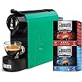 Bialetti Gioia, Macchina Caffè Espresso per Capsule in Alluminio, Incluse 32 Capsule, Supercompatta, Serbatoio 500 ml, Verde 