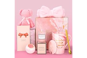 FAOKZE Coffret Cadeau Femme - Tasse Élégante Idée Pour Anniversaire et Noël