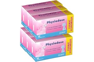 Physiodose Sérum physiologiques Lot de 6 boîtes de 40 unidoses
