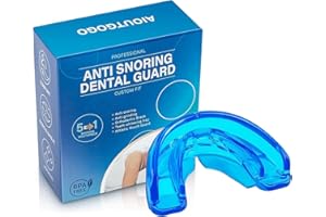 AIOUTGOGO Appareil Anti Ronflement,Orthese Anti Ronflement,éLastique Orthèse Anti-Ronflement Efficace Puissant,Universel Adapté hommes à toutes les formes de bouche-Blue