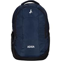 ADISA BP005 Navy Blue Light Weight 35 Ltrs Casual Laptop Backpack