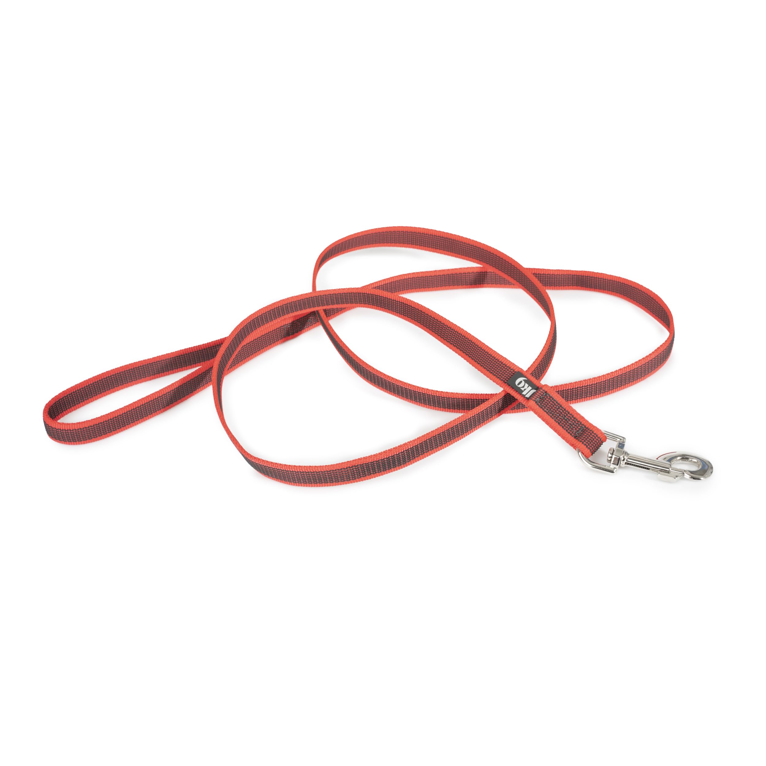 Correa IDC Color & Gray con asa y anillo en D, 20 mm x 2 m, Rojo-Gris