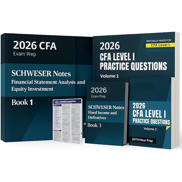Buy 2026 CFA Level 1 Kaplan Schweser Notes, Study Preparation