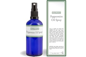VITALI-CHI Peppermint Oil Spray - with Spearmint & Peppermint Essential Oils - Can Also be Used as a Repellent for Bugs, Spiders, Rodents, Ants, Mice, Rats, Wasps and Bees 50ml