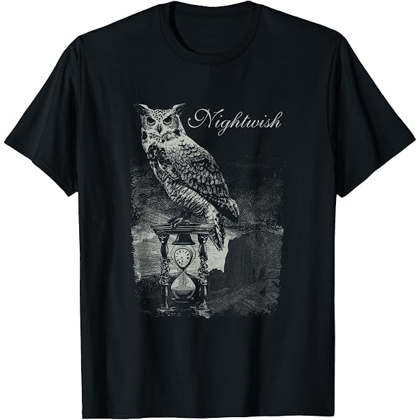 Débardeur Nightwish Officiel – Design Exclusif Chouette – Léger, Coupe Classique – Produit Licencié - 10