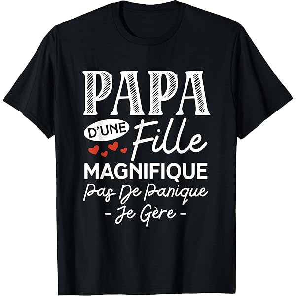 Débardeur Humour Papa - "J'ai Deux Filles Magnifiques..." - Cadeau Drôle Pour Père, Fête Des Pères, Anniversaire