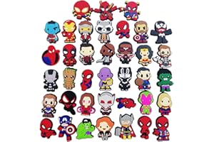 BSNRDX Abalorio para zapatos para niños, Encantos de zapatos de PVC de Anime decoración de zapatos de dibujos animados para niños Adornos Para Zapatos Multicolor Pulsera Charms Regalos de Fiesta