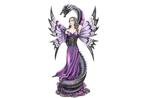 Nemesis Now Guardian's Abrazo - Figura Decorativa (69,5 cm), Color Morado
