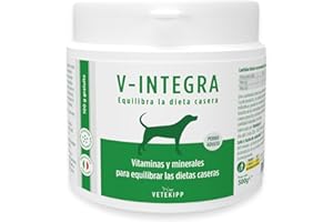 V-INTEGRA V INTEGRA Perro Adulto 500g, Suplemento Completo Rico en Vitaminas y Minerales para Equilibrar Dieta Casera y Barf, V Integra Vitaminas para Perros, Suplementos para Perros Made in Italy
