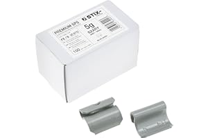 ‎STIX Stix Automotive Equipment 50x Premium Schlaggewichte 5g Stahl FE/S für Stahlfelgen Auswuchtgewichte Wuchtgewichte