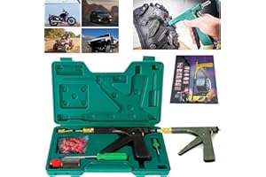 MIGEDY Reparación de neumáticos Glorivox Rapid Plug 2.0, Nuevo Kit de Tapones for neumáticos Rapidplug, con tapón Tipo Hongo for pinchazos y pinchazos en automóviles