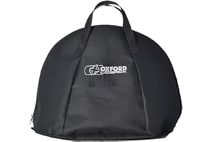 Oxford Lidsack Motorcycle Helmet Bag Motorbike Storage Luggage Water Resistant Portable Carry Bag Black
