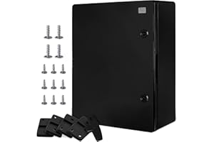 Obudowa szafy ściennej, szafa sterownicza, IP65, obudowa przemysłowa, pusta obudowa, tworzywo sztuczne ABS, płyta montażowa, blokada BOXEXPERT seria Fleet, różne rozmiary, czarne drzwi