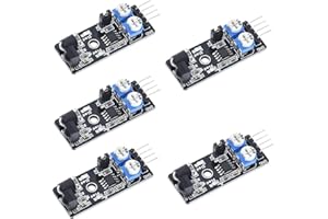 Youmile 5 piezas KY-032 Módulo de sensor de evitación de obstáculos por infrarrojos Sensor de infrarrojos Smart Electronics Keyes 4pin IR para Arduino DIY Smart Car Robot