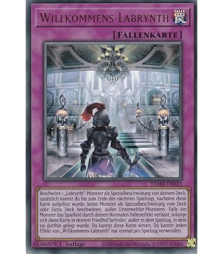 TCG - Liebliches Labyrinth von der Silberburg - Ultra Rare - German - 1st Edition - Yugioh - Collector's Card