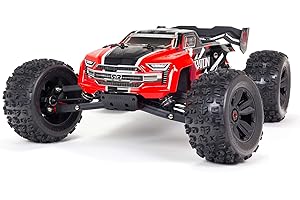 ARRMA 1/8 KRATON 6S V5 4WD BLX Speed Monster Truck with Spektrum Firma RTR - Red C-ARA8608V5T1