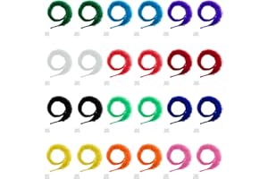 Classicseali 24PCS Worm on a String,Cat Worm Toy, Soft Magic Twisty Worms, Twisty Worms Toys for Parties and Pet Entertainment for Cats, Colorful