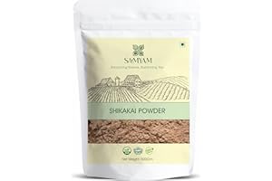 SAMYAM Shikakai Haarreinigungspulver – 500-g-Packung, ayurvedische Haarmaske, 100% natürlich, frei von Chemikalien