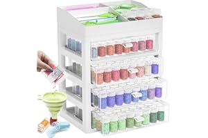 ARTDOT Diamond Painting Zubehör Boxen, 192 Stück 5D Diamant Painting Bilder Aufbewahrungsbox mit Koffer Trichter Stickers