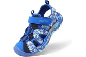 DREAM PAIRS Kids Sandali Sportivi per Bambini Unisex Estivi Scarpe da Trekking con Punta Chiusa per Sport all'Aria Aperta Ragazzi