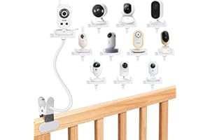 ToyGem Halterung für GHB Babyphone, Babykamera Halter für Philips Avent Babyphone, Universell Klemmerhalter Babyfon Ständer für momcozy/ieGeek/BOIFUN, Handyhalter Monitor Holder Zubehör