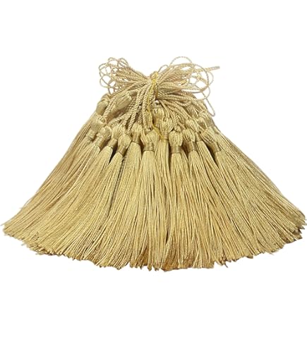 JEYORZY 100 Rote Quasten-Anhänger - Handgemachte Deko Für DIY-Projekte