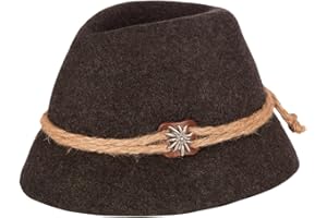 Faustmann Hüte & Mützen Trachten - Hut 030 - URTIROLER SEPPL - graumarmoriert, anthrazit