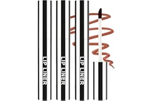 PROBUK 3 Piezas Peel Off Lip Liner Stain, Lápiz de Contorno de Labios Pelable, Delineador Mate Impermeable de Larga Duración, Prueba De Transferencia, Alta Reproducción del Color (3 colores)