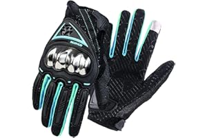 Scoyco Gants de Moto Gants à Écran Tactile Plein Doigt Gants Scooter Anti-Glissant Gants Tactiques Femmes pour la Course de Moto Escalade Camping Chasse Vélo Motocross