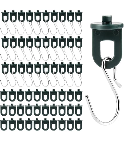 Gewächshausclips, Gewächshaus Twist Clips, 100 Stück Pflanzenhalter Kunststoff Gewächshaus Haken