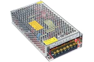 VIDOELETTRONICA Bloc d'alimentation 10 A 12 V bande LED transformateur 10 A stabilisé 220 V 120 W [Classe d'efficacité énergétique A]