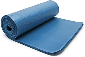 WILTEC LUXTRI Esterilla yoga azul 180x60x1,5cm colchoneta gimnasia deporte antideslizante extragruesa